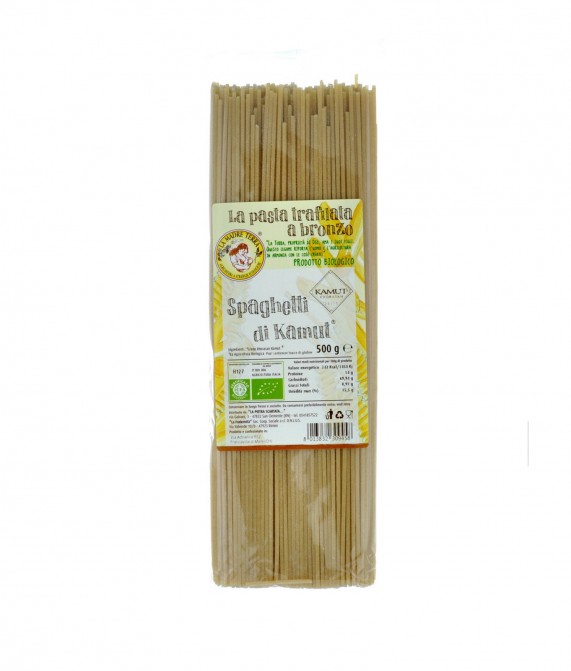 Spaghetti di Kamut semolato biologici - 500 gr